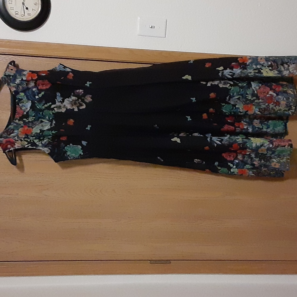 Women's dress.  Midi length.